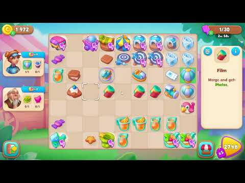 Gardenscapes 2747 Level - 18 moves - NO BooSTERS