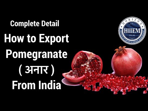 Fresh pomegranate, packaging type: corrugated box