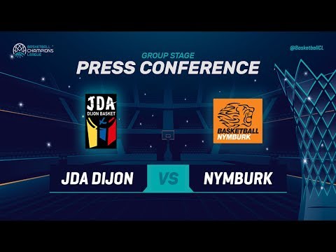 JDA Dijon v CEZ Nymburk - Press Conference - Basketball Champions League 2018-19