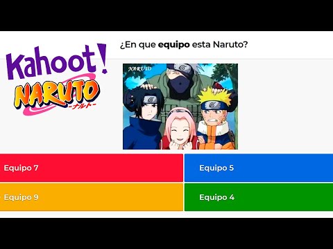 Cuanto sabes de NARUTO SHIPPUDEN..? | Kahoot Naruto test preguntas Anime 2021 Naruto Shippuden Otaku