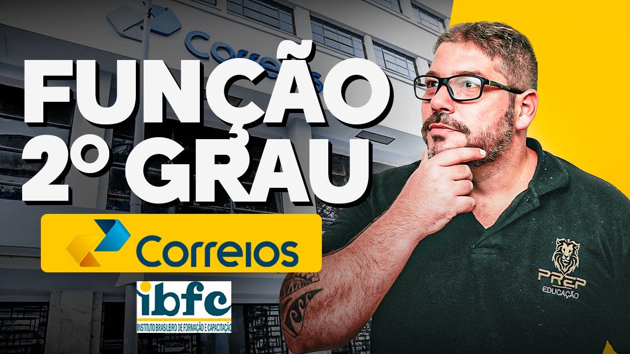 Aprenda Função do 2° Grau em 20 Minutos Para o Concurso dos Correios