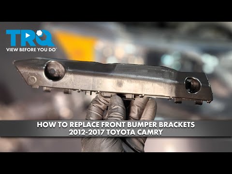 How to Replace Front Bumper Brackets 2012-2017 Toyota Camry