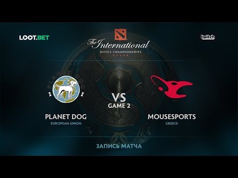 Mouse Sports Vs Planet Dog Game 1 | Dota 2 International TI17 qualifiers