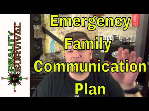 Urban Survival Tip: Family Communication Plan