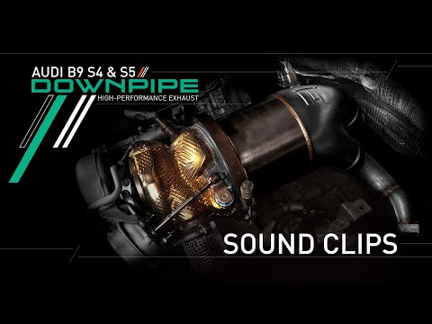 IE B9 S4 & S5 Downpipe VS. Stock Downpipe Sound Comparison