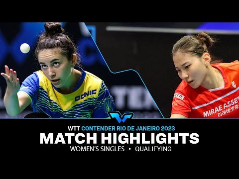 Solomiya Brateyko vs Yoon Hyobin | WS Qual | WTT Contender Rio de Janeiro 2023