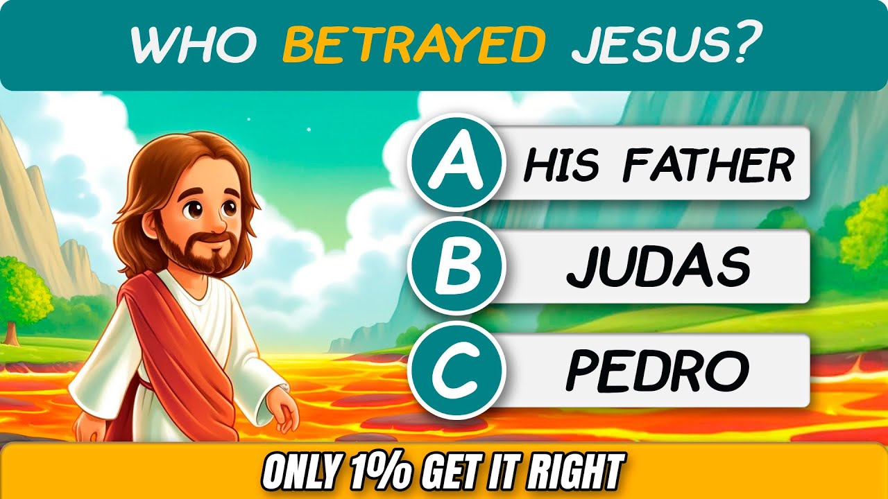 The Ultimate JESUS BIBLE QUIZ 🙏 | 30 questions you don't know how to answer 🧠
