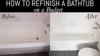 How to Refinish a Bathtub on a Budget