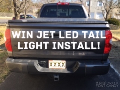 Toyota Tundra TRD Pro WinJet LED Taillight Installation!