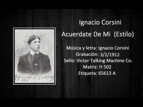 Ignacio Corsini - Acuérdate de mi