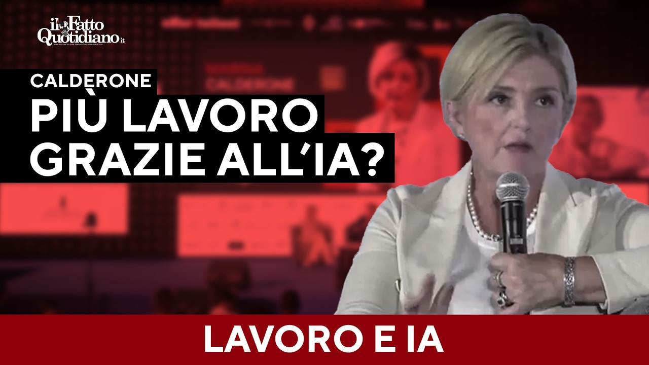 Calderone sull’IA: “Tra 5 anni avremo più posti di lavoro, non meno”