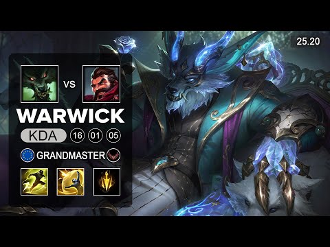 Warwick vs Rumble Top - EUW Grandmaster - Patch 15.20 Season 15