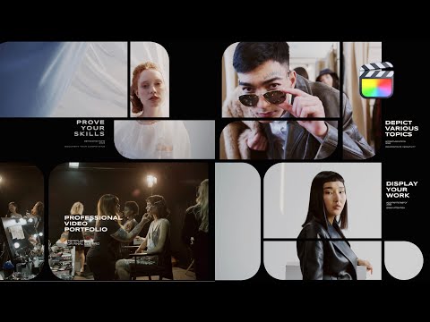 Video Portfolio Modular Template for Final Cut Pro — MotionVFX
