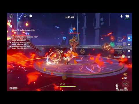 Diluc with Mono Pyro Team is Insane! No need xingqiu anymore!