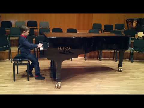 David Stefan MARDAN (5 years old) - In the Garden (Au Jardin) - A. TANSMAN