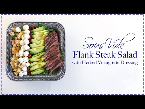 Sous Vide Flank Steak Salad | FUELING A SOUTHERN SOUL