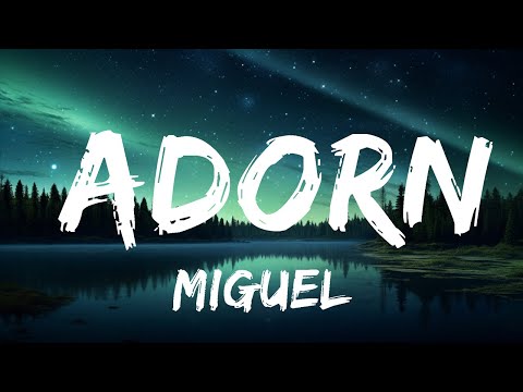 [1 HOUR]  Miguel - Adorn (Lyrics)