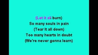 Rick Springfield - Tear It All Down Karaoke