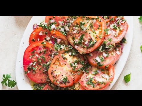 Marinated Tomatoes Salad