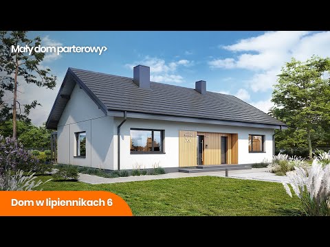 Dom w lipiennikach 6 – Mały dom parterowy - ARCHON+ Projekty Domów #archon #dom #projektdomu