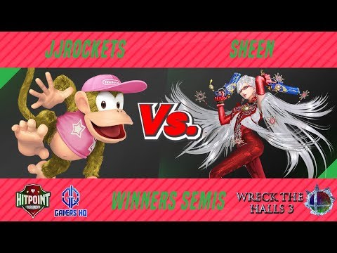 Wreck the Halls 3 WS - JJROCKETS (Diddy Kong) vs Sheen (Bayonetta, Captain Falcon)