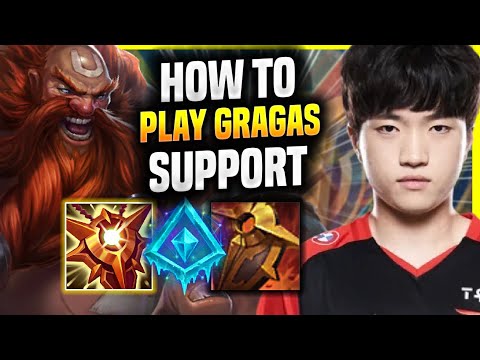 LEARN HOW TO PLAY GRAGAS SUPPORT LIKE A PRO! - T1 Keria Plays Gragas Support vs Pantheon! |