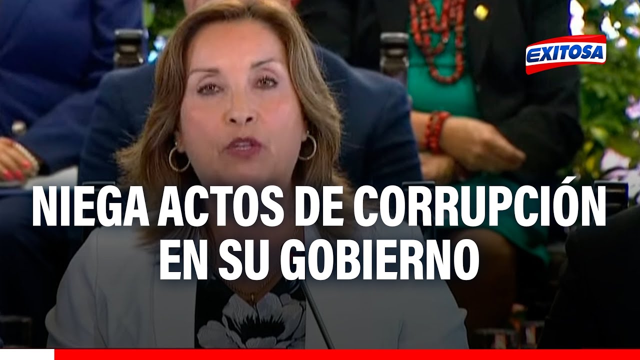 🔴🔵Dina Boluarte niega actos de corrupción en su Gobierno: "No tenemos nada que esconder"