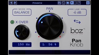 Video thumbnail for Pan Knob Demonstration by BozDigitalLabs