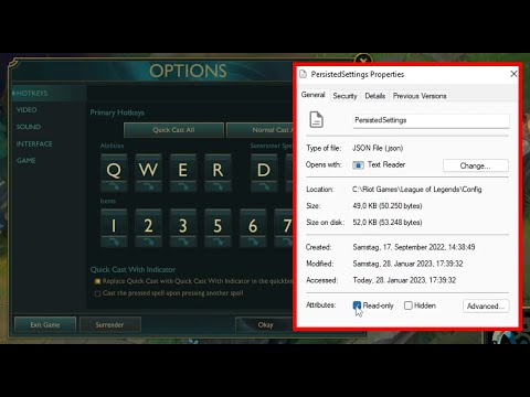 How to Stop League from Deleting your Settings!