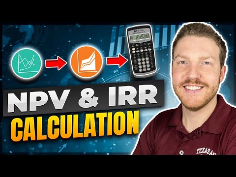 Calculate NPV & IRR Using Financial Calculator | BA II Plus
