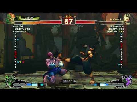 saruchiki (Dhalsim) vs Musansonow (Ibuki) AE 2012 Ranked Match on PC