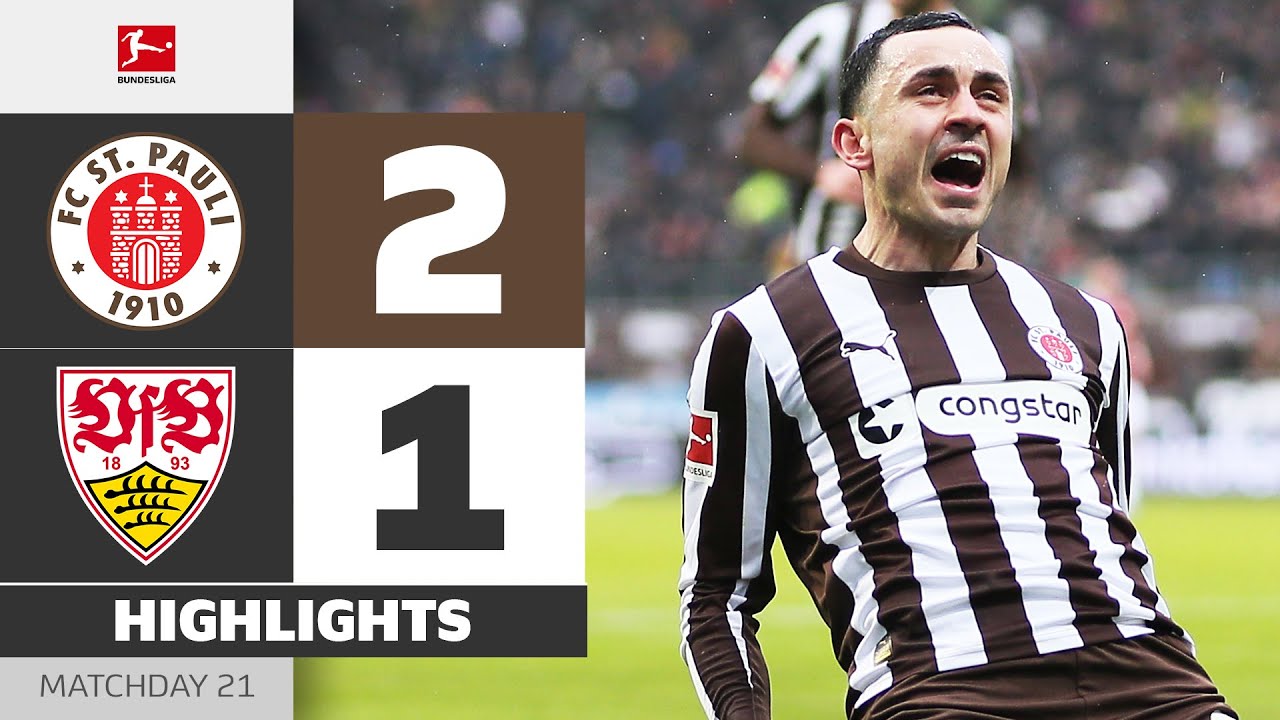 St. Pauli vs VfB Stuttgart Highlights