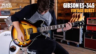 Video thumbnail for No Talking...Just Tones | Gibson ES-345 Vintage Burst by Peach Guitars