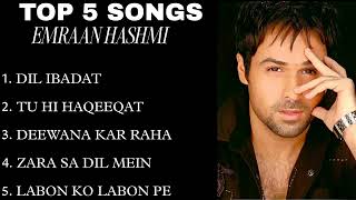Download lagu TOP 5 ROMANTIC SONGS OF EMRAAN HASHMI  \ BEST ROMANTIC SONGS OF EMRAAN HASHMI \ ROMANTIC SONGS mp3