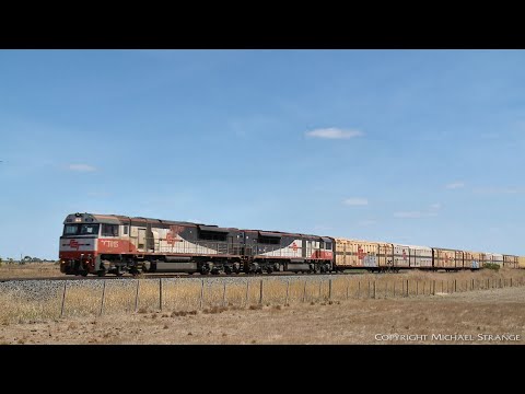 SCT PM9 Freight Train (16/2/2018) - PoathTV Australian Railways