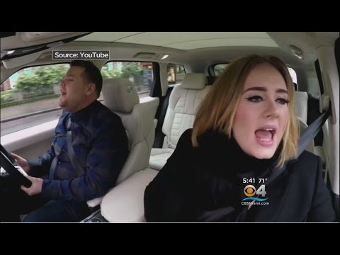 アデル、ジェームズ・コーデンのカープール・カラオケに参加 (Adele Joins James Corden For Carpool Karaoke)