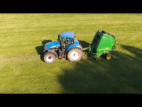 Pressage foin 2018 -- Drone -- HD