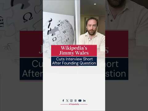 Джимми Уэйлс из Википедии сократил интервью после вопроса об основании