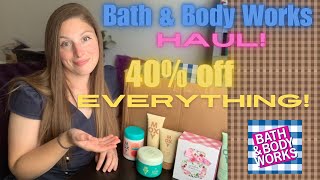 Bath & Body Works Haul & Unboxing! ❣️ Everything 40% off Sale!