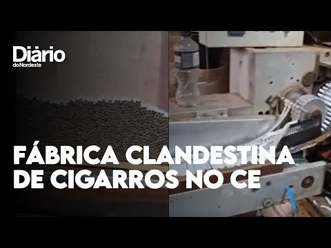 Polícia desarticula fábrica clandestina de cigarros e prende 10 paraguaios