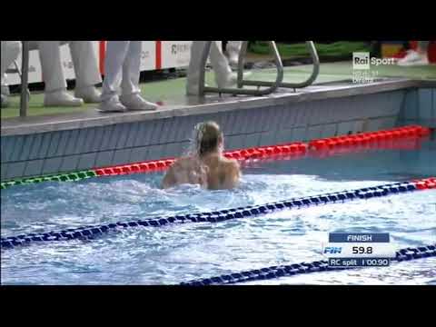 THOMAS CECCON 100 breaststroke v.50 1.03.68 PB