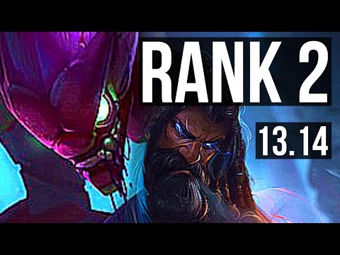 KHA'ZIX vs UDYR (JNG) | Rank 2, 5/1/10 | EUW Challenger | 13.14