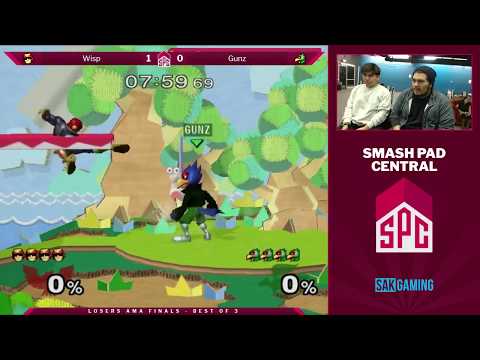 SPC 95 AMA Losers Finals - Wisp (Falcon) vs Gunz (Falco)