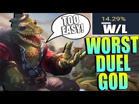 ABSOLUTELY TRYHARD GAMES WITH THE WORST W/L GOD! - Masters Ranked Duel - SMITE