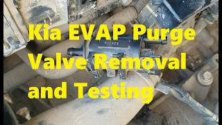 2011-2015 Kia Hyundai 2.4L EVAP Purge Valve Removal and Testing