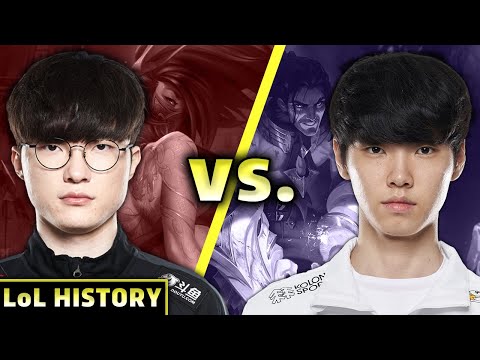 Faker vs. Chovy INSANE 1v1 Dive - Akali vs. Sylas (2019) | League of Legends Esports History #Shorts