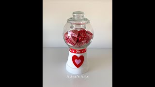 DIY Valentine’s Candy Jar