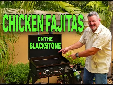 Chicken Fajitas on the Blackstone 22" Griddle | COOKING WITH BIG CAT 305