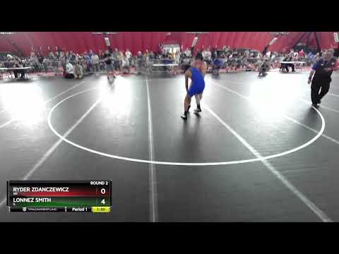 165 Lbs Round 2 - Ryder Zdanczewicz, WI Vs Lonnez Smith, IL F66a