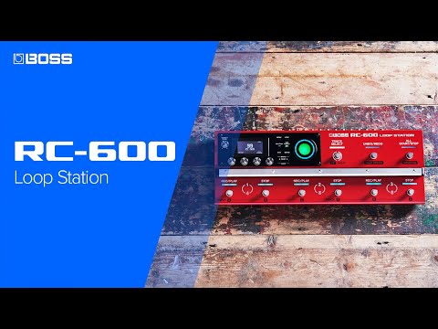 BOSS RC-600 Nine Footswitches Control 49 Input FX and 53 Track FX Loop Station Looper Pedal
